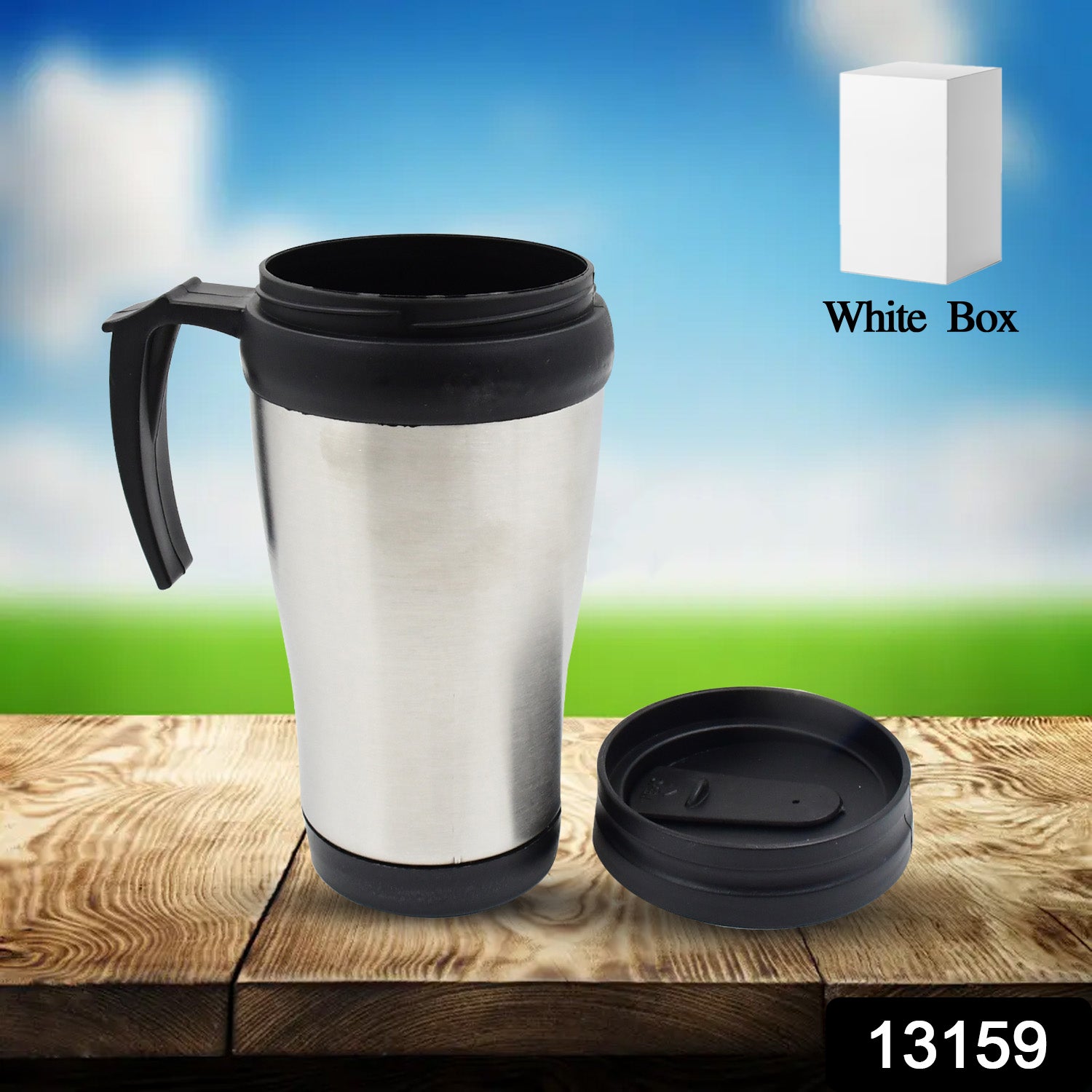 Stainless Steel Vacuum Glass Insulated Glass Coffee Cups (With Lid Handle 1 Pc) Stainless Steel Vacuum Glass Insulated Glass Coffee Cups (With Lid Handle 1 Pc)
